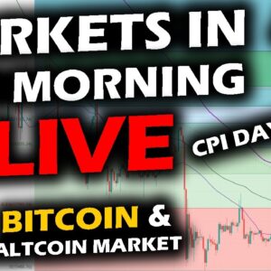 MARKETS in the MORNING, 2/14/2023, Bitcoin and Altcoins Volatile with Stocks on CPI Day