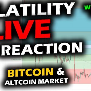 VOLATILITY LIVE into FED, Watching Bitcoin Price Chart, Altcoin Market and Stocks React to Rate Hike