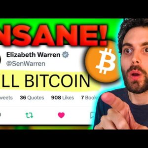 Elizabeth Warren's INSANE PLAN to KILL BITCOIN! 🔴