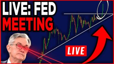 🚨LIVE FED MEETING!! Bitcoin PUMP Incoming?