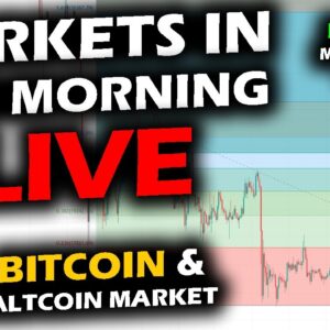 MARKETS in the MORNING, 3/17/2023, Bitcoin and Altcoins Big Up, Gold Big Move, Dow Struggls