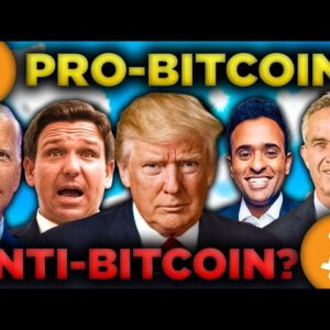 Which 2024 US Presidential Candidates are PRO-BITCOIN? (TRUMP vs DESANTIS)