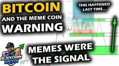 HAPPENING AGAIN, Bitcoin Price Chart Behaves Identical as Meme Coins Run and Top at the SAME SPOT