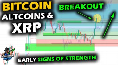 BREAKOUT in Bitcoin, Early SIGN OF STRENGTH Showing Up in Altcoin Market, XRP Historical Deep Dive