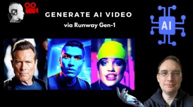 Video to AI Video - AMAZING Video Generation with Runway Gen-1