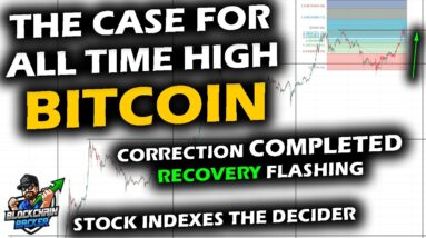 The Case for Bitcoin's New All Time High, Correction to Recovery, Stock Market Index Influence